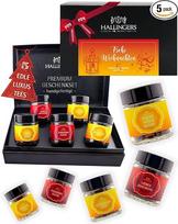 "Hallingers Merry Christmas Orange Christmas" - kalėdinis 5 rūšių arbatos dovanų rinkinys su dėžute "Vegan", dovana Kalėdoms ir adventui (rinkinys) - dovanų idėjos Kalėdų ir dovanų advento kalendorius