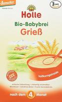 "Holle" ekologiška kūdikių košė "Semolina", 3 x 250 g