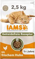 "IAMS Cat Food Dry Grain-Free" sausas maistas be grūdų su vištiena - sausas maistas be grūdų katėms nuo 1 metų amžiaus, 2,5 kg