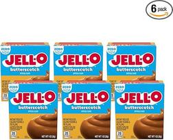"Jell-O" greito paruošimo pudingas ir pyragų įdaras be cukraus, irisai, 1 uncijos dėžutė (6 vnt.)