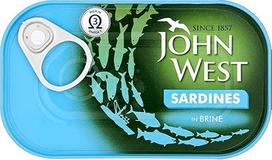 "John West" sardinės sūryme, 120 g
