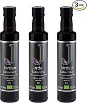 "Jordan Olivenöl" ekologiškas balzaminis actas - 3 metus brandintas prancūziško ąžuolo statinėje, Agiorgitiko, Graikija (Nemea), be priedų ir sulfitų, GR-BIO-01 - 250 ml stiklinis buteliukas - 3 vnt.