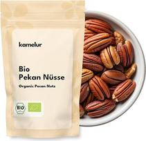 "Kamelur" ekologiški pekano riešutai - 1 kg - žaliavinio maisto kokybės pekano riešutai be priedų