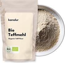 "Kamelur" ekologiški tefio miltai (1 kg) - ekologiški tefio miltai iš kontroliuojamų ekologinių pasėlių