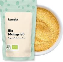 "Kamelur" ekologiškos kukurūzų kruopos Polenta (1 kg) - ekologiška kukurūzų manų kruopų košė kreminės konsistencijos Polenta
