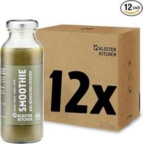 "Kloster Kitchen" ekologiškas kokteilis "Green Smoothie" Žaliasis agurkas Špinatai Mėtos Obuolys 12 x 250 ml I Supermaistas Pusryčiai Vegan I To Go Stiklinis buteliukas I Energiją suteikiantis maistas, pagamintas iš naminių ingredientų