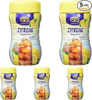 "Krüger Tea Drink Lemon" 8 litrų talpos 5 vnt. pakuotė (1 x 400 g vonelė)