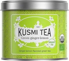 "Kusmi Tea" - žalioji arbata su imbieru ir citrina - ekologiškas žaliosios arbatos mišinys su imbieru ir citrina - mėgstama karšta arba šalta arbata - biri arbata - 100 g metalinė skardinė - kiekis maždaug 50 puodelių