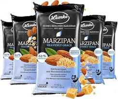 "Lemke Heavenly Grace" marcipanas 5 x 200 g / Smulkus marcipanas su migdolų gabalėliais Veganiškas kepimo marcipanas
