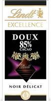 "Lindt EXCELLENCE" 85% kakavos - švelnus juodasis šokoladas | 100 g plytelė | itin švelniai karstelėjęs šokoladas | intensyvus kakavos skonis | tamsus, veganiškas dovanų šokoladas | 100 g (pakuotė po 1)
