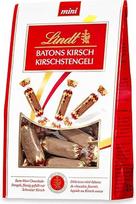 "Lindt" šokolado batono maišelis "Cherry Mini" 120 g 15 vyšnių "Cherry Stengli" pieniniame šokolade su skystu šveicarišku vyšnių likeriu Alkoholinis šokoladas Dovana