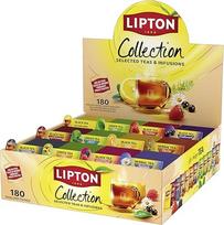 "Lipton Premium Collection", 180 arbatos maišelių su 12 arbatos rūšių, skirti virtuvei, biurui ir viešojo maitinimo įstaigoms, juodoji arbata, žalioji arbata ir žolelių arbata, augalinės kilmės, atskirai suvynioti paketėliai