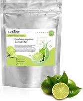 "Luxofit Strong Flavour Fruit" mažo kaloringumo vaisių aromato milteliai, universalūs maistui, natūralūs ir be cukraus, pagaminti Vokietijoje (liepa)