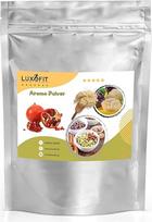 "Luxofit" granatų aromato milteliai, kreminiai ir vaisių aromato milteliai, maisto ir gėrimų aromatai, vegetariški ir veganiški, gardūs skonio potyriai, pagaminti Vokietijoje (50 g)