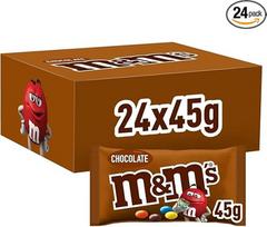 "M&M's Choco" vienkartinis šokolado maišelis, 45 g, pakuotė po 24 vnt.