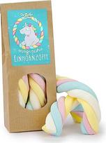 "Magic Unicorn Braids", spalvingi ir putojantys minkšti zefyrai su saldžiu vanilės skoniu, vaivorykštinis putų cukrus, magija kiekviename gabalėlyje