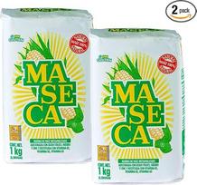 "Maseca" kukurūzų miltai 2 x 1 kg - Masa Harina be glitimo, skirta tortilijoms, tacos ir tamalams | Meksikietiški kukurūzų miltai Dviguba pakuotė
