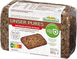 "Mestemacher" gryna avižinė duona be miltų ir mielių, A balas, skaidulinės medžiagos, vertingos Omega 3 riebalų rūgštys, pilno grūdo duona, tinkama diabetikams, 5 riekelės, 300 g