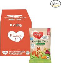 "Milupa Explorer Band" - "Nibbles Colourful Vegetables" - nuo 3+ metų - 8 x 30 g
