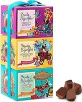 "Monty Bojangles" šokoladinių triufelių asorti su kakavos dulkėmis dovanų bokštelyje (3 x 100 g), 3 skirtingi šokolado skoniai, apdovanojimus pelnę šokoladiniai saldainiai