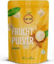 "myfruits®" bananų milteliai - be priedų, 100 % bananai, džiovinti šaltyje, vaisių milteliai kokteiliams, kokteiliams ir jogurtui (70 g)