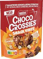 "Nestlé CHOCO CROSSIES Snack Vibes" sūdytų kukurūzų dribsnių ir sūdytų kukurūzų skonis - traškūs kukurūzų dribsniai ir sūdyti kukurūzai dera su švelniai tirpstančia "ChoViva" ir gardžiu karamelės skoniu, pakuotė po 1 (1 x 100 g)