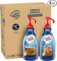 "Nestle Coffee-Mate" kavos grietinėlė, prancūziška vanilė, 1,5 l talpos buteliukas su pompa, 2 vnt.