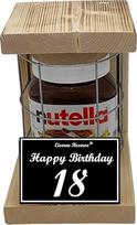 "Nutella" - avarinis rezervas - metalinis tinklelis - "Nutella" stiklinė (1 x 450 g) Su 18-uoju gimtadieniu - 18-ojo gimtadienio dovana