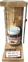 "Nutella" gimtadienio dovana Gimtadienio dovana Geležinis rezervinis tinklelis su pjūklu Dovanų rinkinys Dovanų rinkinys gimtadieniui Tekstas Raudona spalva Su gimtadieniu
