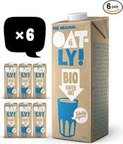 "Oatly" avižų gėrimas "Oatly Oat Drink Organic" 1 l (6 pakuočių)