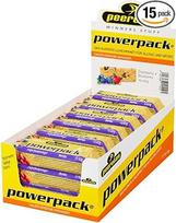 "Peeroton Powerpack Berries Bar" - energinis batonėlis be cukraus - baltyminis užkandis, pakeičiantis maistą ir suteikiantis ilgalaikės energijos - avižų batonėlis, kuris sotina ir stiprina - 15 x 70 g