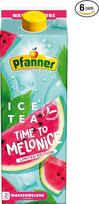 "Pfanner Iced Tea Watermelon" arbata su arbūzu - 1 x 2 l dėžutė - tiesioginio virimo arbata su arbūzu - ledinė arbata (6 vnt.)