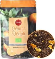 "Quertee" ekologiška juodoji arbata "Orange Dream" - saldus apelsinų skonis malonumo akimirkoms ir pojūčiams - juodoji ekologiška arbata (200 g)