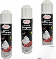 "Schlagfix" paruoštas purškiamas smūginis kremas, 3 vnt. (3 x 200 ml buteliukas) + "usy" blokas
