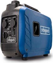 "Scheppach" inverterinis benzininis elektros generatorius SG2500i Elektros generatorius Avarinis generatorius su inverterine technologija, skirtas jautriai elektronikai 2000 W galios lizdai 2 x 230 V / 2 x A tipo USB 64,1 dB generatorius