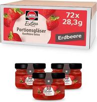 "Schwartau Extra Strawberry", uogienės porcijiniai indeliai, 72 x 28,3 g