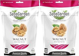 "Seba Garden" aukščiausios kokybės Kalifornijos graikinių riešutų puselės (1600 g)