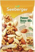 "Seeberger Power Nut Mix" - tai traškūs graikinių riešutų branduoliai, blanširuoti migdolai, anakardžiai ir natūralūs migdolai.