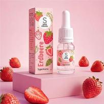 "SuperAroma Erdbeere" - aromatas, skirtas kepiniams, bandelėms, keksams, kremui ir desertams, veganiškas, skirtas kepiniams, lengvai dozuojamas (10ml)