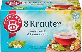 "Teekanne" 8 žolelių arbatos mišinys, 20 maišelių, 40 g