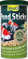 "Tetra Pond Sticks" žuvų maistas visoms tvenkinio žuvims, palaiko sveikas žuvis ir skaidrų tvenkinio vandenį, 1 litro skardinė