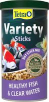 "Tetra Pond Variety Sticks" žuvų ėdalas, trijų skirtingų pašarų lazdelių mišinys visoms tvenkinio žuvims, 1 litras
