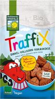 "TraffiX Spelt" viso grūdo kakavos sausainiai 6 x 125 g