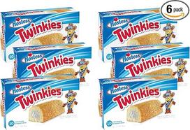 "Twinkies" 6 pakuotės - 6 pilnos dėžutės - 60 pyragaičių