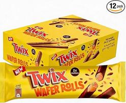 "Twix" vafliniai ritinėliai 12 x 22,5 g