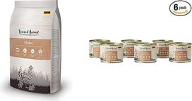 "Venandi Animal Premium" sausas maistas katėms, vištiena, be grūdų, su daug šviežios mėsos, 1,5 kg ir "Premium" drėgnas maistas katėms, III pavyzdžių pakuotė, 6 x 200 g, 1,2 kg
