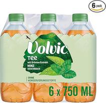 "Volvic Tea Mint Flavour" - žaliosios arbatos ekstrakto nealkoholinis gėrimas su mėtų skoniu - 6 x 0,75 l
