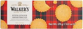 "Walkers Stem Ginger Shortbread" - 175g - Sviestiniai sausainiai su imbieru