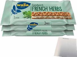 "Wasa Crispbread" sumuštinių sumuštinių duonos "Wasa Crispbread" su sūriu ir smulkiomis žolelėmis pakuotė (90 g pakuotė) + "usy Block
