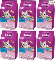 "Whiskas Adult 1+ Cat Dry Food with Tuna", 6 maišeliai, 6 x 1,4 kg - aukštos kokybės sausas ėdalas suaugusioms katėms nuo 1 metų - galima įsigyti įvairių pakuočių